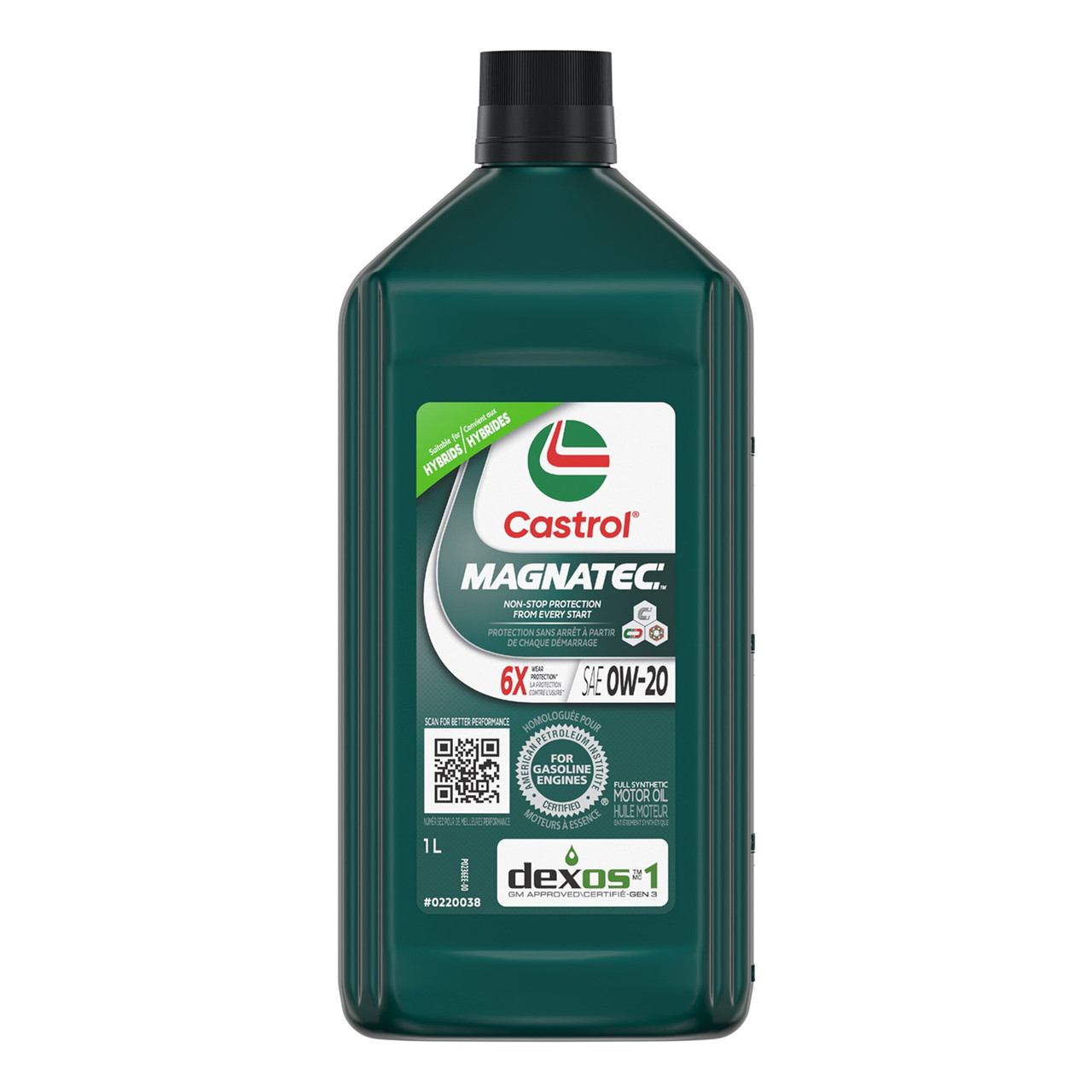 Castrol Magnatec 0W20 Synthetic Engine Oil - 1L