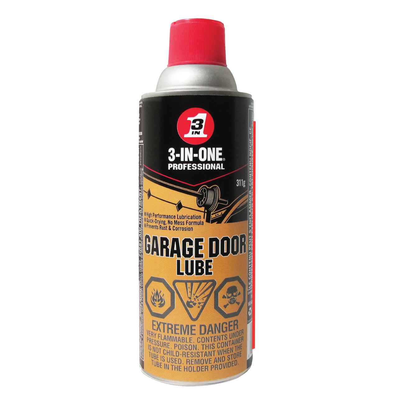 3-IN-ONE Garage Door Lube - 311g