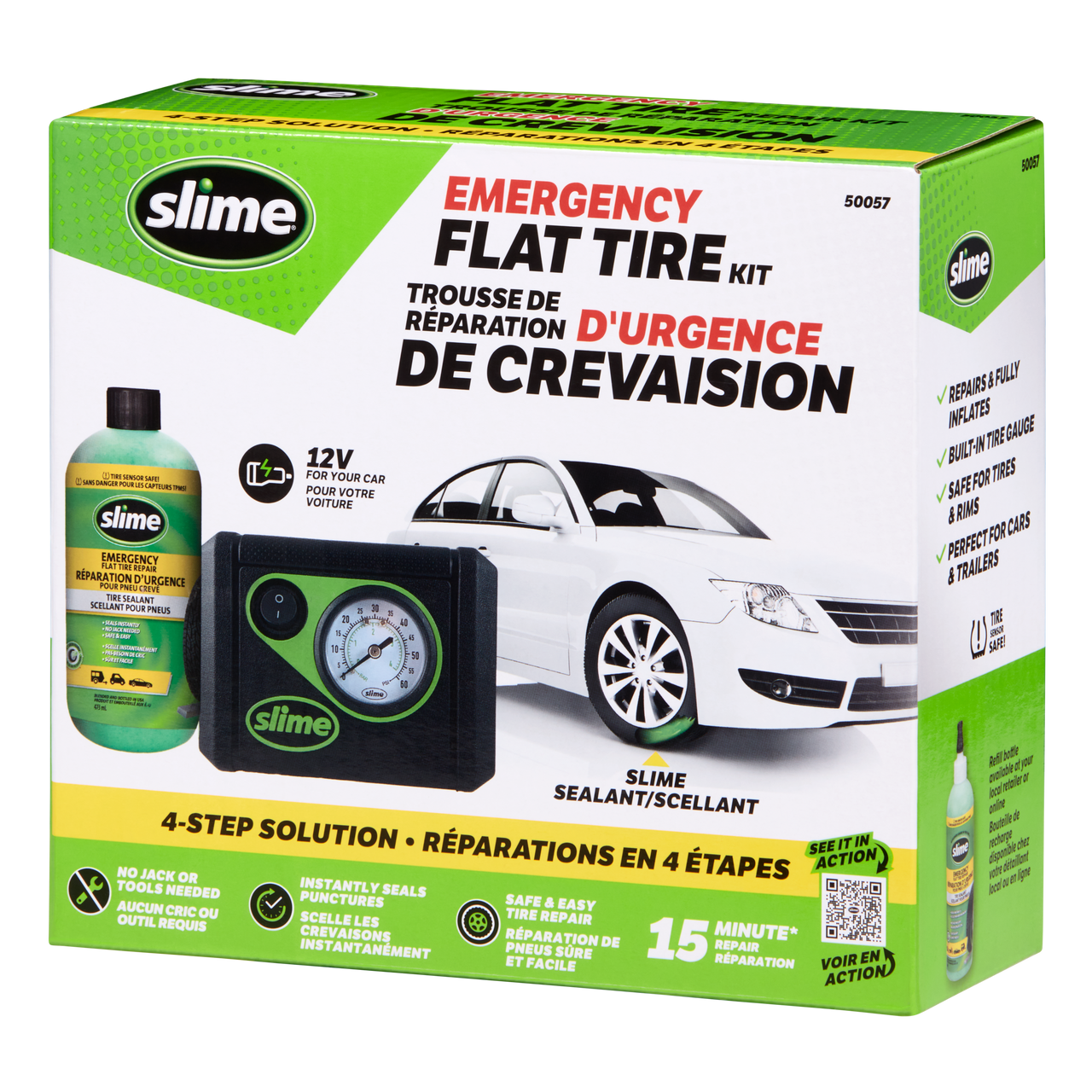 Air Pump For Car Tires Smart Spair Ultra Car/Trailer Emergency