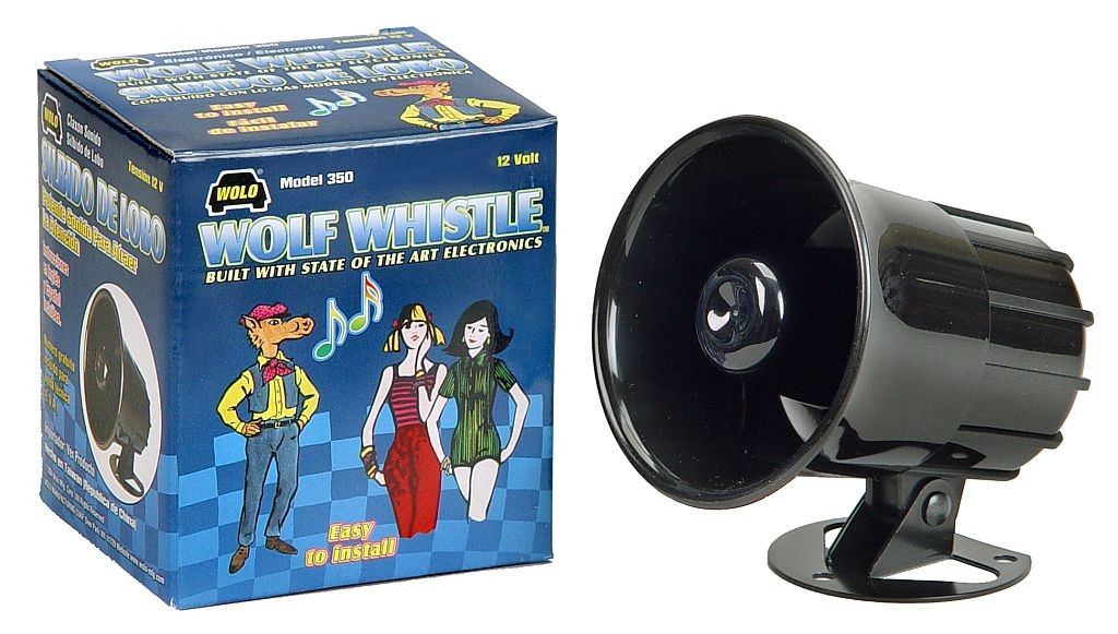 Wolo Horns WOLF WHISTLE- Attention Getting Whistle Sound, Tw