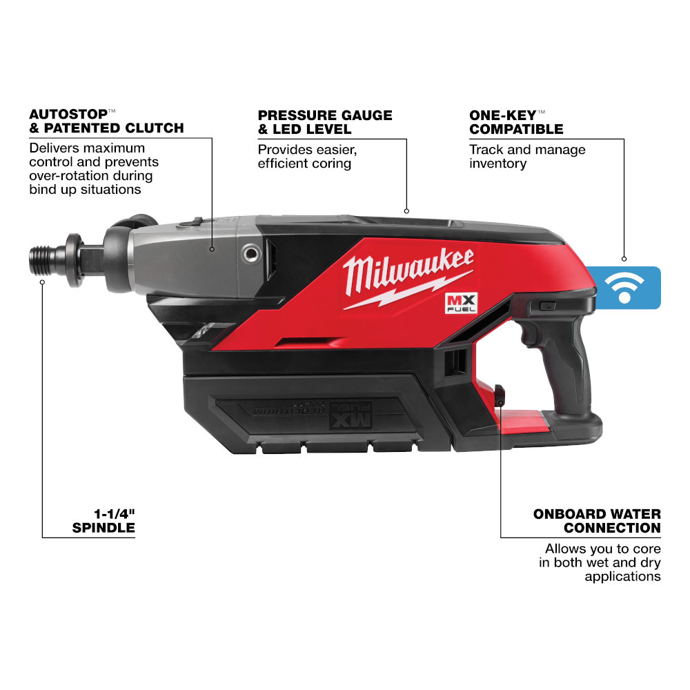 Milwaukee MX FUEL Handheld Core Drill Kit - Main Image