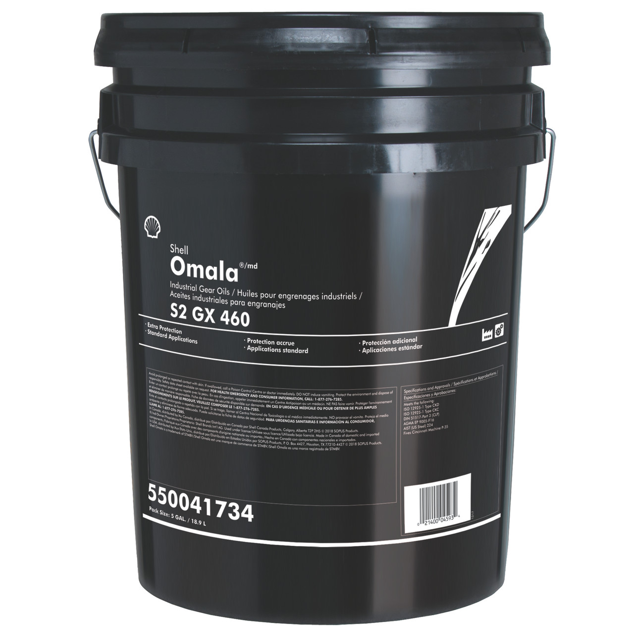 Shell Oil Omala S2 GX 460 Gear Oil - 18.9L