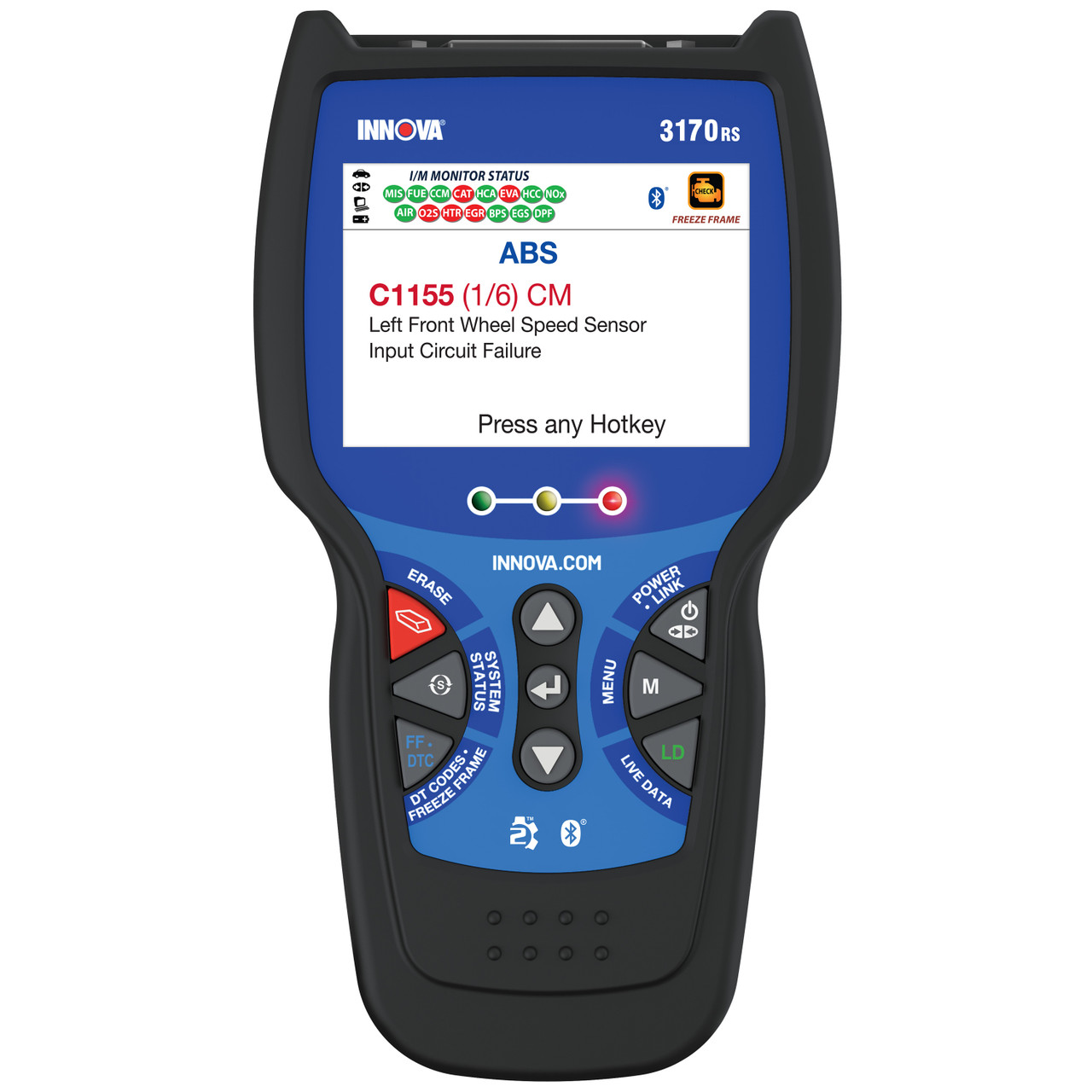 Innova Equus OBD2&1 Diagnostic Scan Tool: OBD1 Coverage from