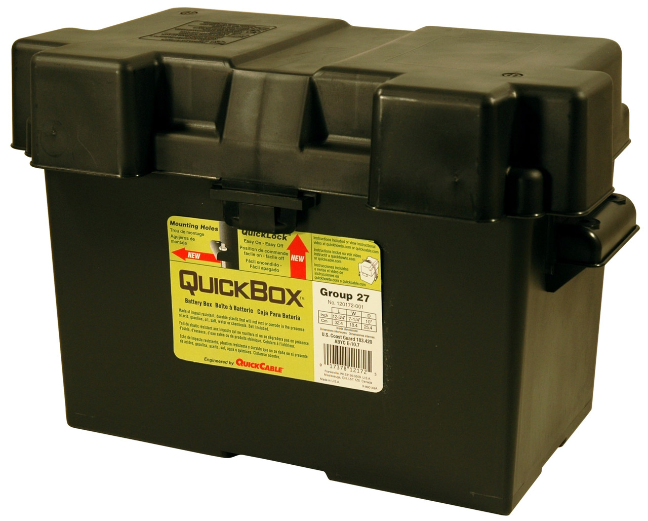QuickCable Battery Box, Group 27