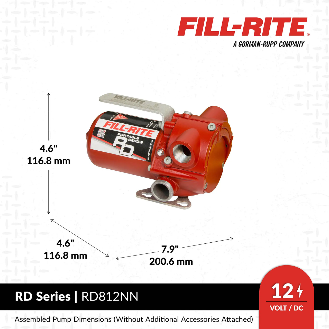Fill Rite Company Fuel Transfer Pump 8 GPM 12V DC