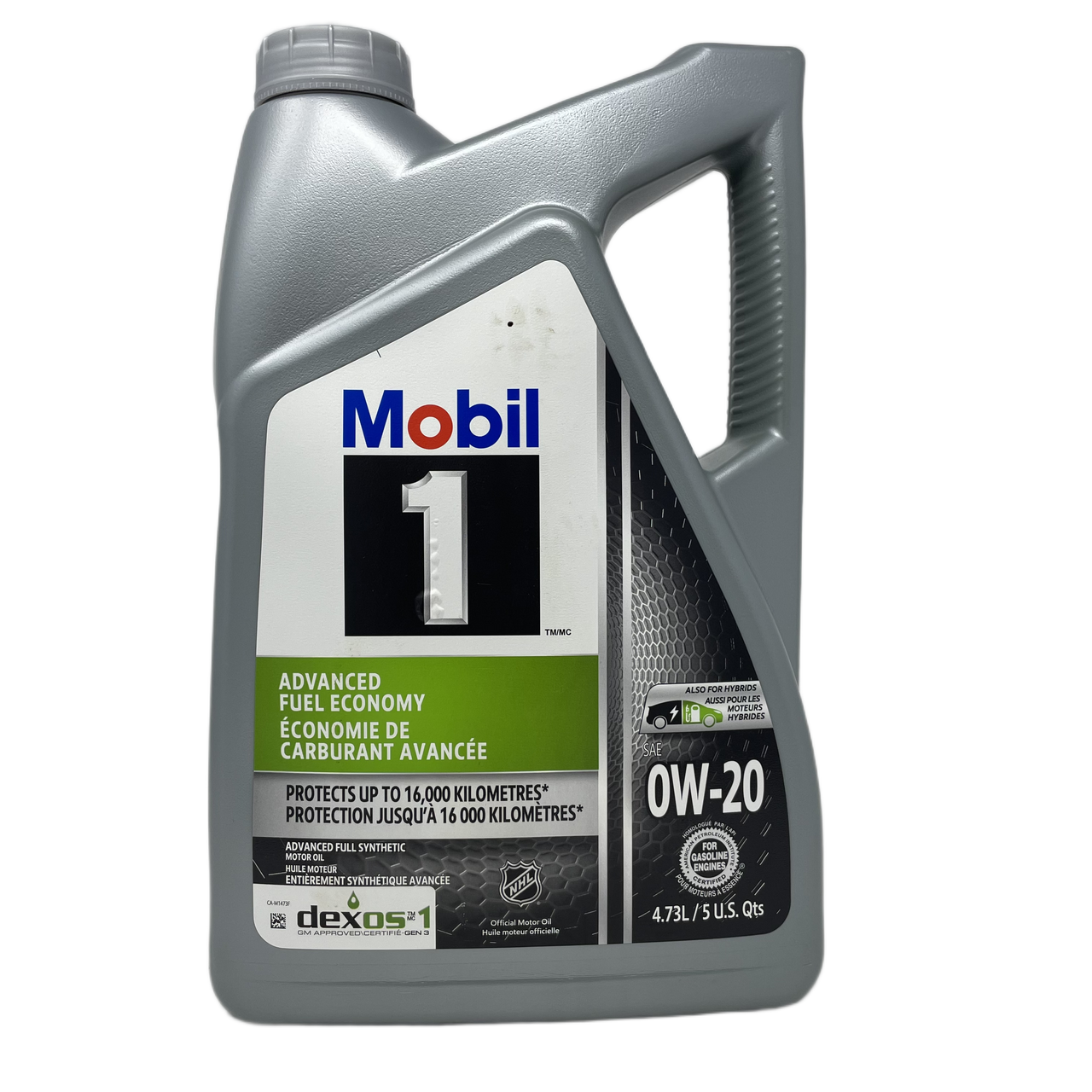 Mobil 1 Advanced Fuel Economy 0W20 Synthetic Engine Oil - 4.