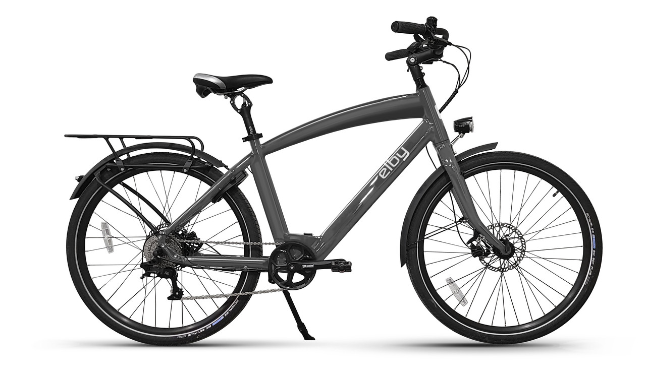 Elby Electric Bikes Elby Urban Cruiser E-Bike (Grey)