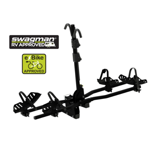 Trailer Hitch Bike Swagman Bike Rack Swagman E-Spec RV And E-Bike