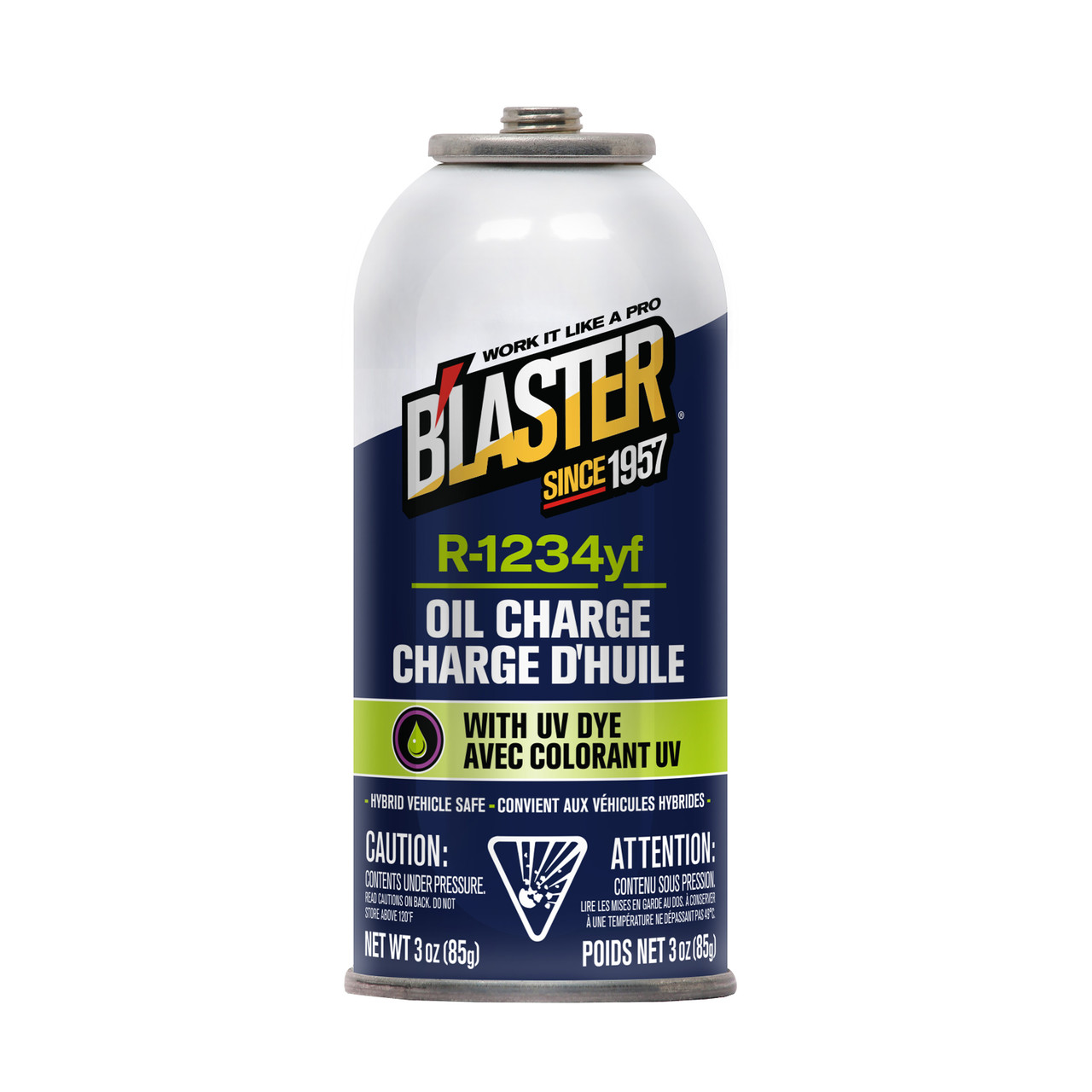 B'laster R-1234yf A/C Oil Charge with UV Dye - 85g