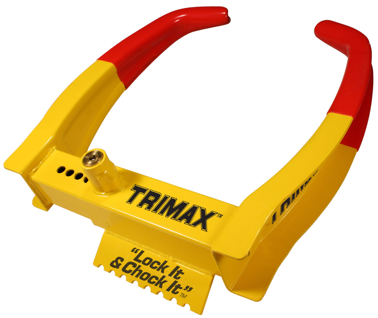 Trimax Deluxe Universal Wheel Chock Lock - Closed 7