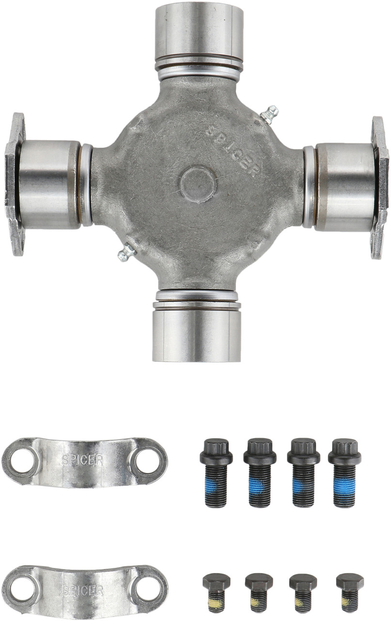 TWO X 5-676X Half Round Combination Greaseable Universal Joint 1810
