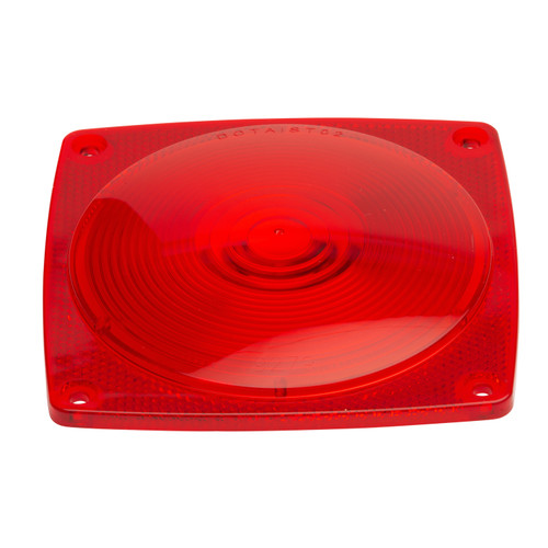 Stop Tail Turn Replacement Lenses, 440 Series Front Lens, Red | GRO92792
