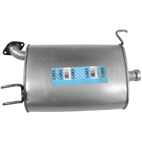 Quiet-Flow SS Direct Fit Exhaust Muffler Assembly 2.25" Outlet (OD) | WEX53983