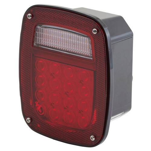 Hi Count® LED Stop Tail Turn Lights, LH w/ License Window | GROG5092