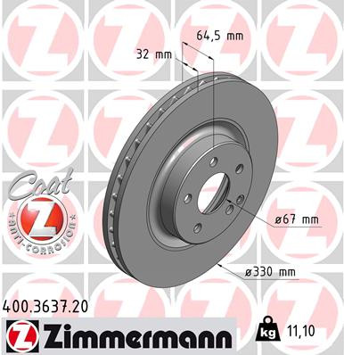 Coat Z Brake Rotor | ZIM400.3637.20