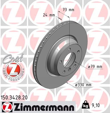 Coat Z Brake Rotor | ZIM150.3428.20