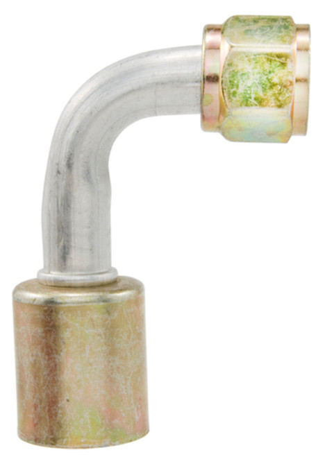 90° Female O-Ring, Aluminum, Standard Diameter Beadlock, A/C Fitting | 4SE15612