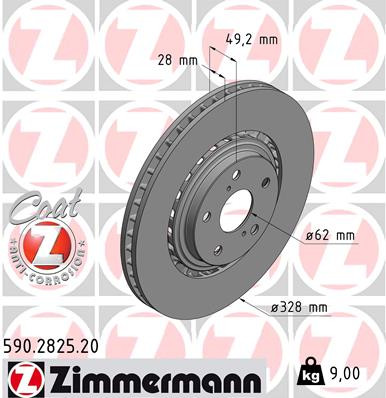 Coat Z Brake Rotor | ZIM590.2825.20
