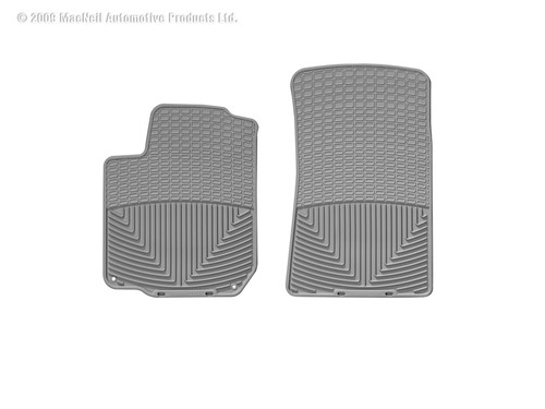 All Weather Floor Mats, Gray, Front | 0WTW31GR