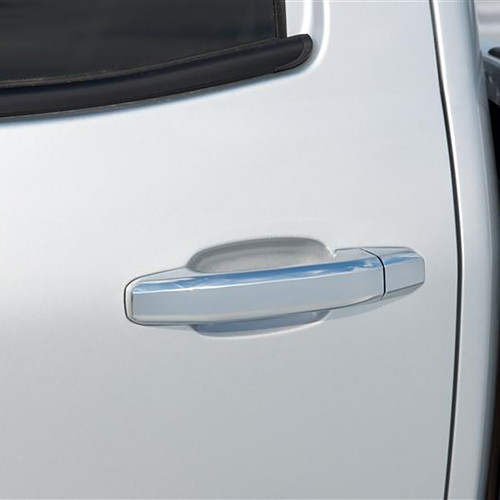 Door Handle Cover 4pc. Set, Chrome, w/o Passenger Keyhole | 76P400440