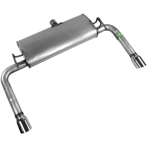 Quiet-Flow SS Direct Fit Exhaust Muffler Assembly 2.25" Inlet (ID) 3.5" Outlet (OD) | WEX50085