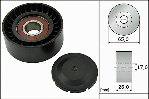 Accessory Drive Belt Idler Pulley | INAFP05571