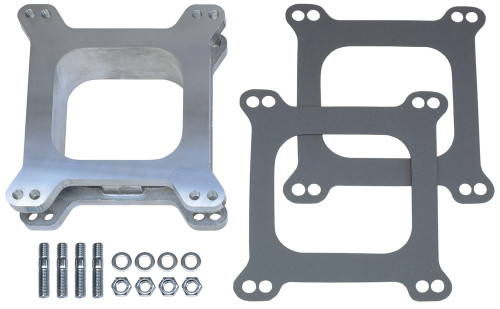 2" Tall, Holley/AFB 4BBL Spacer -Open- Cast Aluminum Carburetor Spacer | 5182081