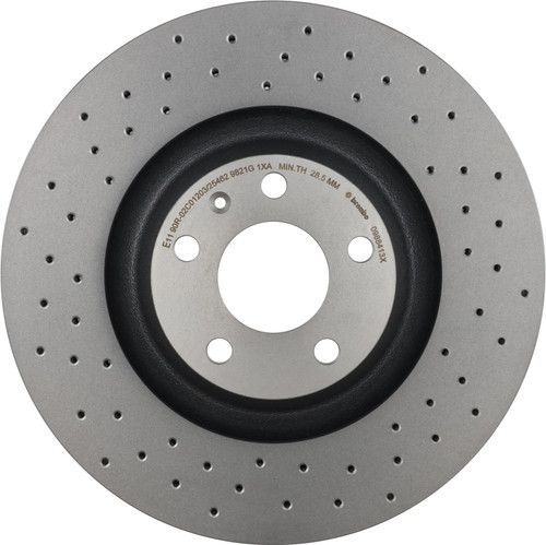 Premium UV Coated Xtra Cross Drilled Front Brake Rotor | BBB09.8841.3X