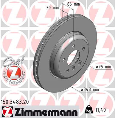 Coat Z Brake Rotor | ZIM150.3483.20