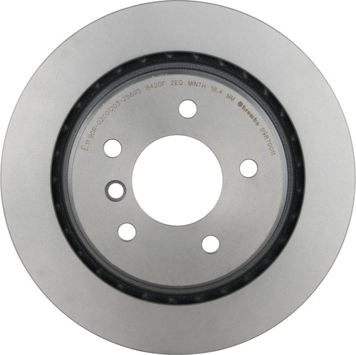 Premium Coated Vented Rear Right Disc Brake Rotor | BBB09.8700.11