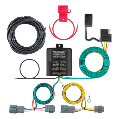 Custom Wiring Harness, 4-Way Flat Output, Select Hyundai Entourage, Kia Sedona | CRT56347