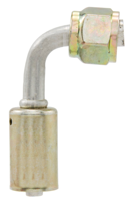 90° Female O-Ring, Aluminum, Standard Diameter Beadlock, A/C Fitting | 4SE15606