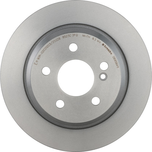 Premium UV Coated Solid Rear Disc Brake Rotor | BBB08.9584.11