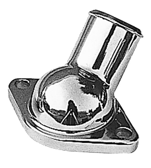 Water Neck; SB and BB Chevy- Early Model; (Gasket Seal); - Chrome | 5184788