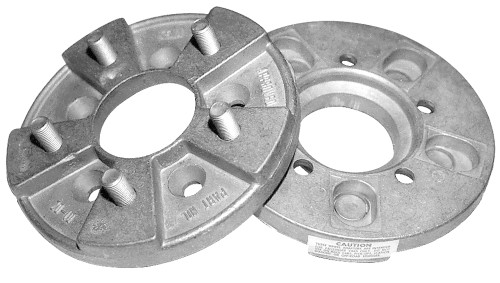 5 Lug Light-Duty Wheel Adapters; 4-1/2" Hub Bolt Circle; 5" Wheel Bolt Circle; 1/2" Rh Studs | 5187071