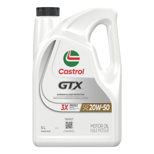 GTX 20W50 Conventional Engine Oil - 5L | CAS000143A