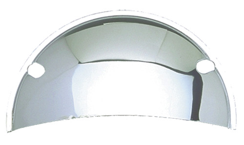 Headlight Half Shields; 5-3/4" Round- Chrome | 5189511