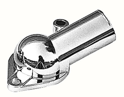 Water Neck; SB and BB Chevy- Late Model; (O-Ring Seal); - Chrome | 5189229