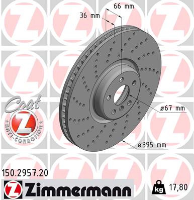 Coat Z Brake Rotor | ZIM150.2957.20