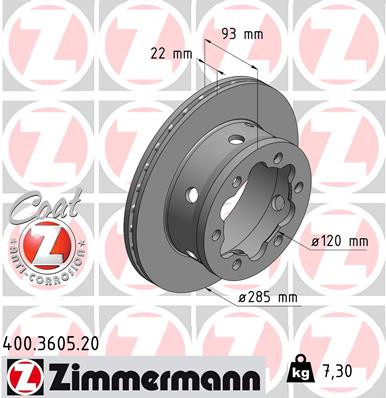 Coat Z Brake Rotor | ZIM400.3605.20