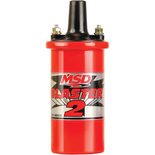 MSD Blaster 2 点火コイル　シボレー ハイドロ ローライダー FLAT4 ONLINE SHOP / MSD ブラスター2 コイル クローム W/レジスター