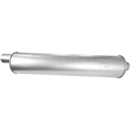 SoundFX Universal Exhaust Muffler 2.5" Inlet (ID) 2.5" Outlet (ID) | WEX17162