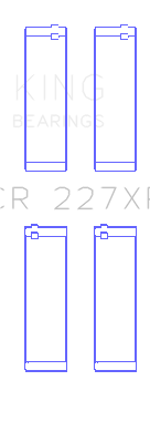 Connecting Rod Bearing Set | KBRCR 227XPC0.25