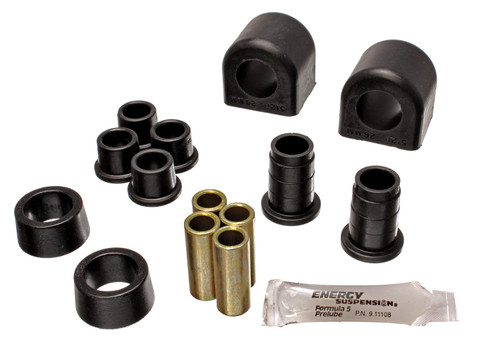 Sway Bar Bushing Set, Black, Front, Incl. End Link Bushings, Bar Dia. 26mm, Performance Polyurethane | 3063.5139G