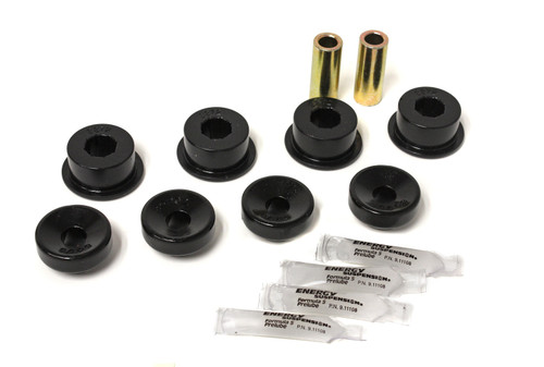Shock Bushing Set, Black, Front, Performance Polyurethane | 30616.8102G