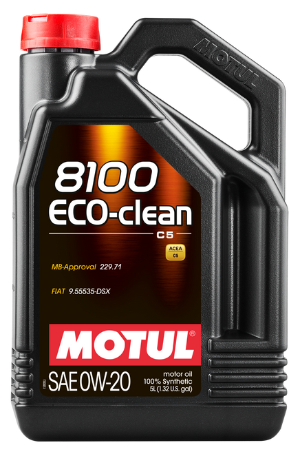 8100 Eco-Clean 0W20 Synthetic Engine Oil - 5L | MOT108862
