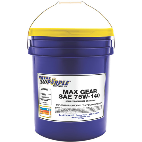 Max Gear SAE 75W140 Synthetic Gear Oil - 18.9L | ROY05301