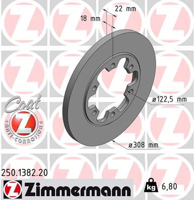Coat Z Brake Rotor | ZIM250.1382.20