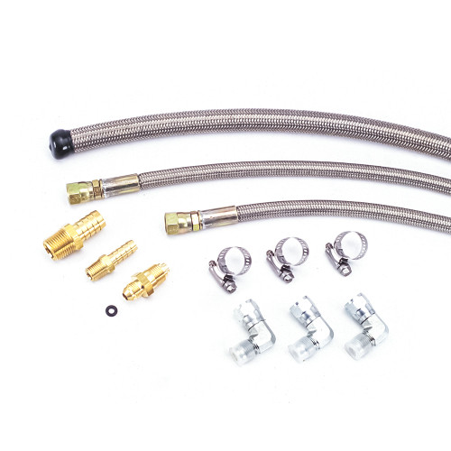Power Steering: Stainless Braided Hose Kit | FLAFR1610