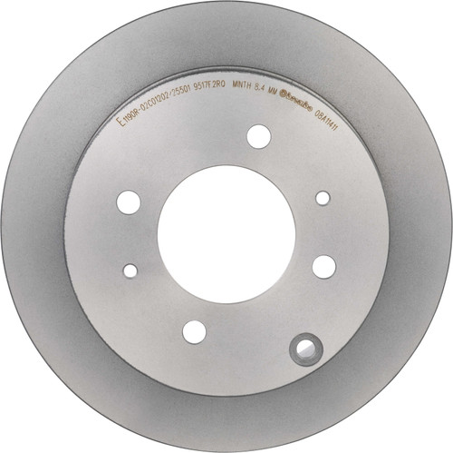 Premium UV Coated Solid Rear Disc Brake Rotor | BBB08.A114.11